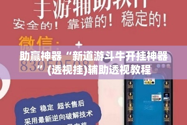 助赢神器“新道游斗牛开挂神器”(透视挂)辅助透视教程