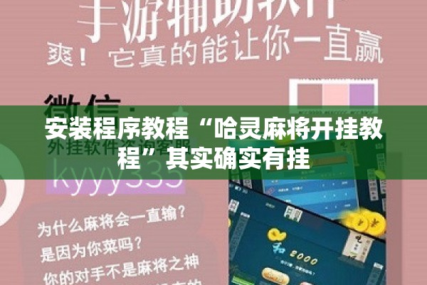 安装程序教程“哈灵麻将开挂教程	”其实确实有挂