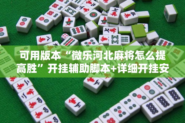 可用版本“微乐河北麻将怎么提高胜”开挂辅助脚本+详细开挂安装教程