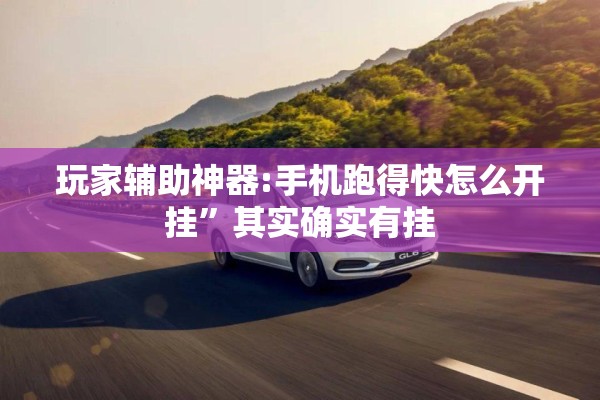 玩家辅助神器:手机跑得快怎么开挂”其实确实有挂