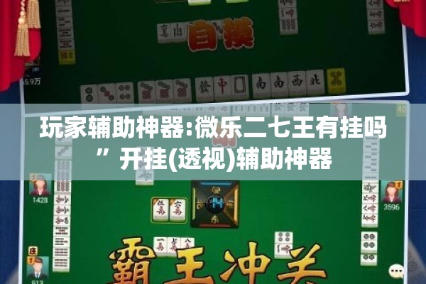 玩家辅助神器:微乐二七王有挂吗”开挂(透视)辅助神器