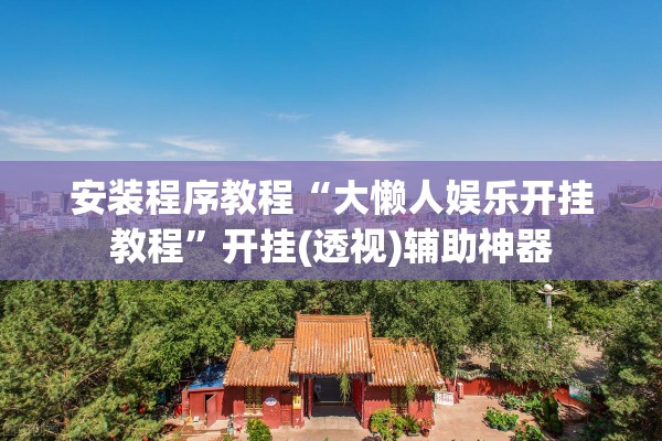 安装程序教程“大懒人娱乐开挂教程”开挂(透视)辅助神器