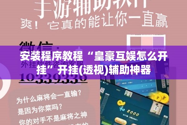 安装程序教程“皇豪互娱怎么开挂	”开挂(透视)辅助神器