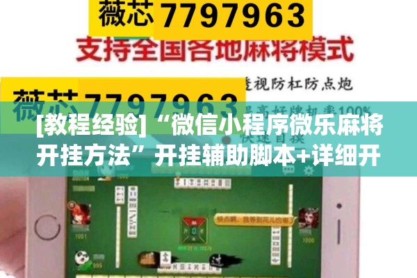 [教程经验]“微信小程序微乐麻将开挂方法	”开挂辅助脚本+详细开挂安装教程