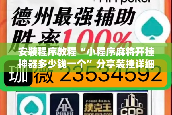 安装程序教程“小程序麻将开挂神器多少钱一个”分享装挂详细步骤