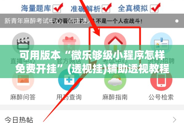 可用版本“微乐够级小程序怎样免费开挂”(透视挂)辅助透视教程