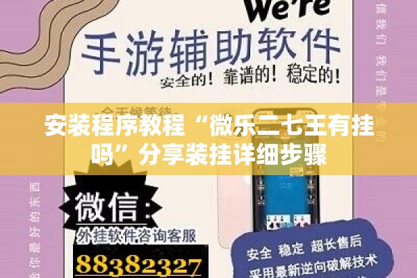 安装程序教程“微乐二七王有挂吗”分享装挂详细步骤