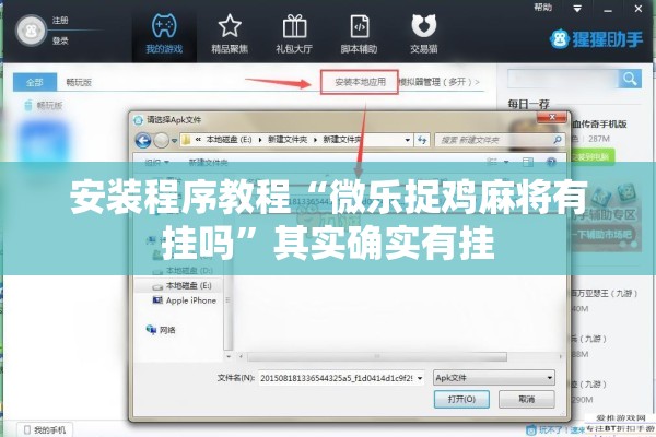 安装程序教程“微乐捉鸡麻将有挂吗”其实确实有挂