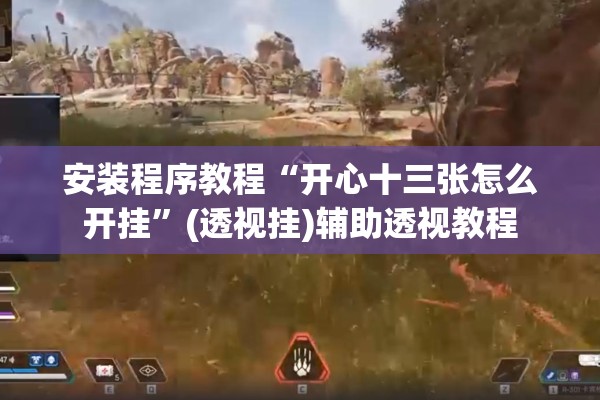 安装程序教程“开心十三张怎么开挂”(透视挂)辅助透视教程