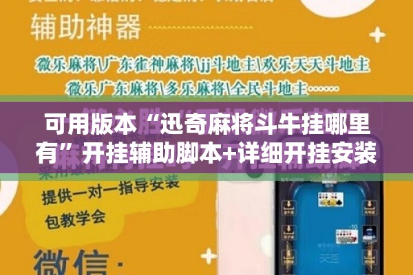可用版本“迅奇麻将斗牛挂哪里有”开挂辅助脚本+详细开挂安装教程