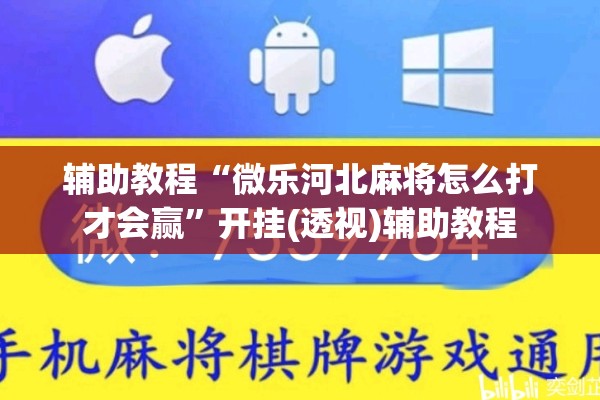辅助教程“微乐河北麻将怎么打才会赢	”开挂(透视)辅助教程