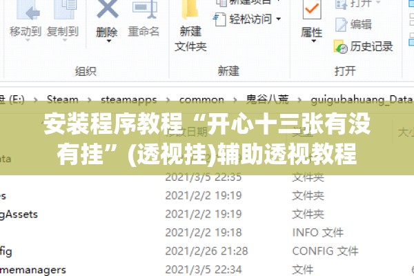 安装程序教程“开心十三张有没有挂”(透视挂)辅助透视教程