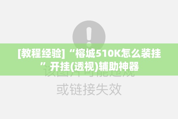 [教程经验]“榕城510K怎么装挂”开挂(透视)辅助神器