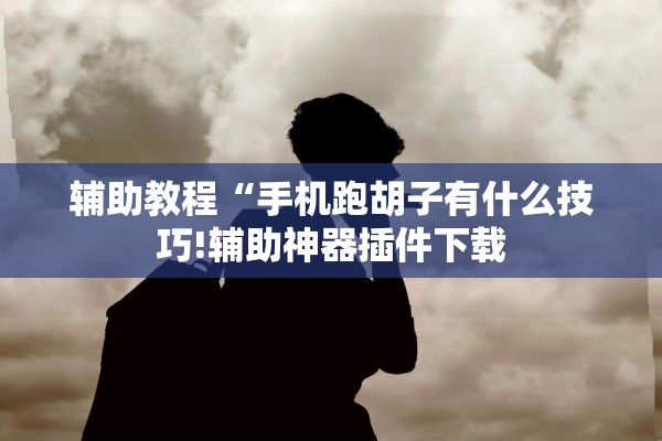 辅助教程“手机跑胡子有什么技巧!辅助神器插件下载 辅助教程“手机跑胡子有什么技巧!辅助神器插件下载