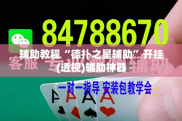 辅助教程“德扑之星辅助”开挂(透视)辅助神器