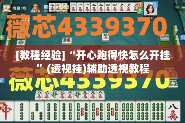 [教程经验]“开心跑得快怎么开挂	”(透视挂)辅助透视教程