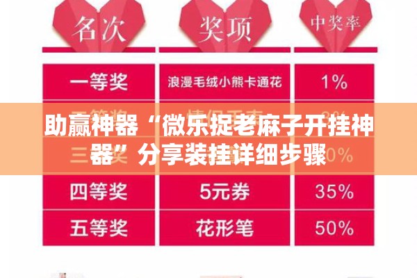 助赢神器“微乐捉老麻子开挂神器”分享装挂详细步骤