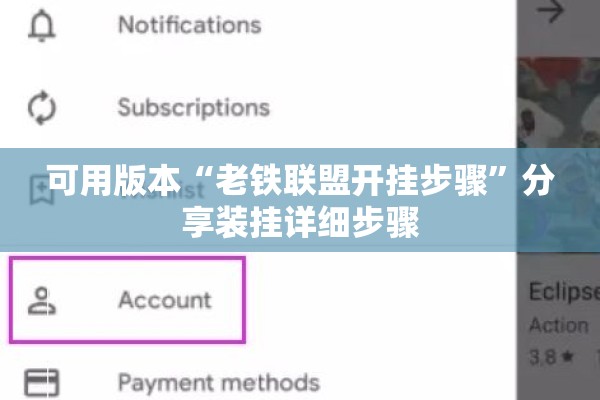 可用版本“老铁联盟开挂步骤”分享装挂详细步骤