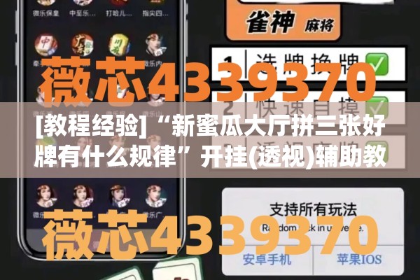 [教程经验]“新蜜瓜大厅拼三张好牌有什么规律”开挂(透视)辅助教程