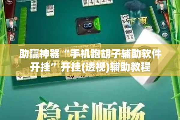 助赢神器“手机跑胡子辅助软件开挂”开挂(透视)辅助教程