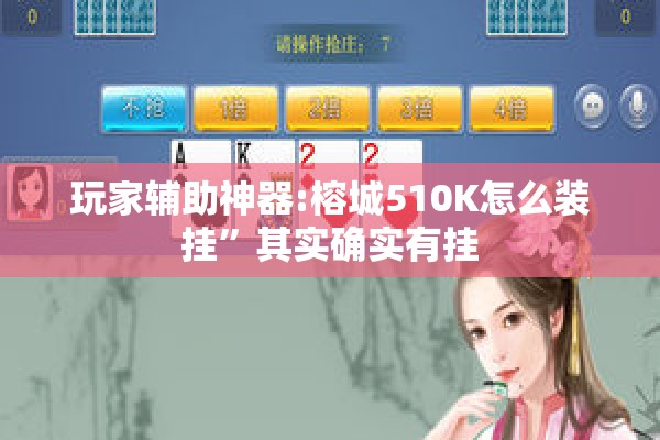 玩家辅助神器:榕城510K怎么装挂	”其实确实有挂
