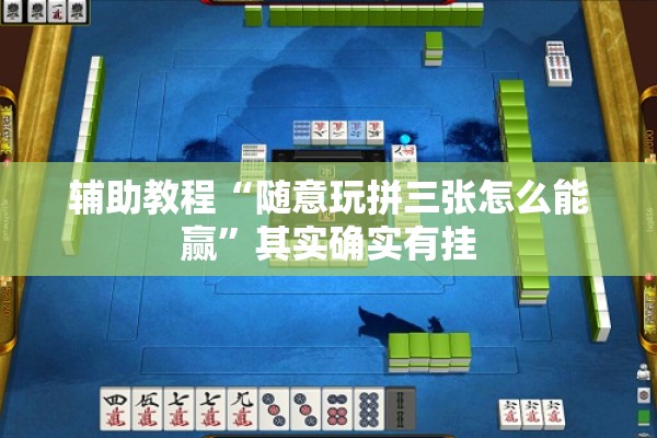 辅助教程“随意玩拼三张怎么能赢	”其实确实有挂