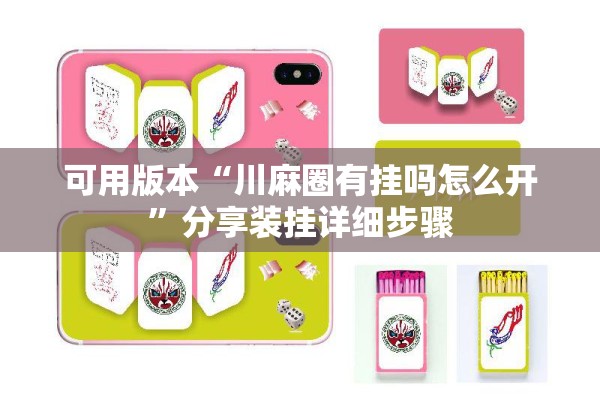 可用版本“川麻圈有挂吗怎么开”分享装挂详细步骤
